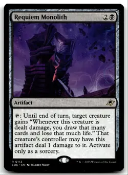 #113 Requiem Monolith NM 2025 MTG Edge of Eternities R - Image 1