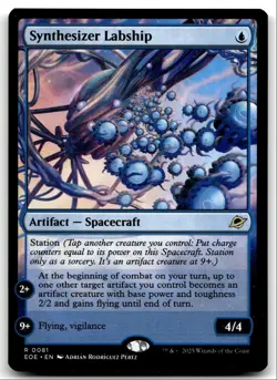 #81 Synthesizer NM 2025 MTG Edge of Eternities R - Image 1