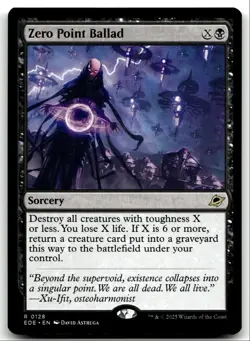 #128 Zero Point Ballad NM 2025 MTG Edge of Eternities R - Image 1