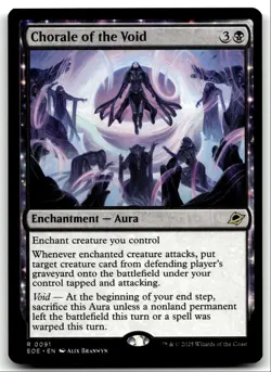 #91 Choral of the Void NM 2025 MTG Edge of Eternities R - Image 1