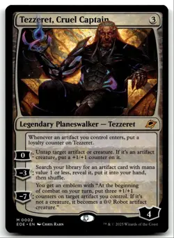 #2 Tezzeret, Cruek Captain NM 2025 MTG Edge of Eternities M - Image 1