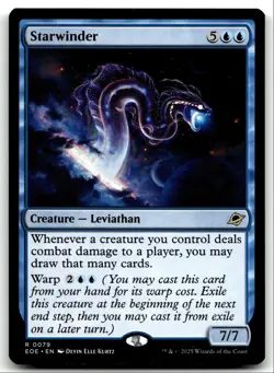 #79 Starwinder NM 2025 MTG Edge of Eternities R - Image 1