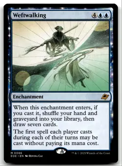 #86 Weftwalking NM 2025 MTG Edge of Eternities M - Image 1