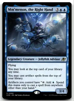 #68 Mm'memon, the Rightnowar Hand NM 2025 MTG Edge of Eternities R - Image 1
