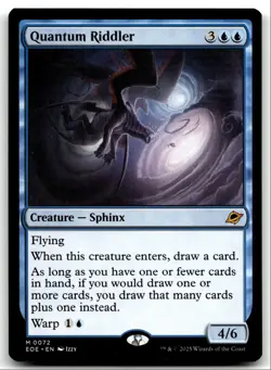 #72 Quantum Riddler NM 2025 MTG Edge of Eternities M - Image 1
