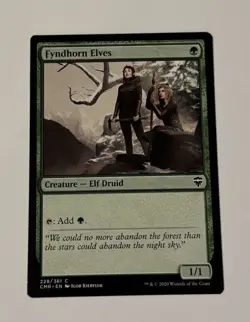 MTG Fyndhorn Elves Commander Legends NM - Image 1
