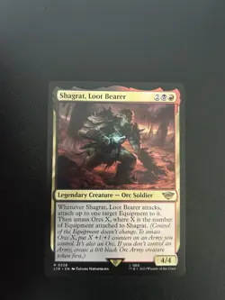 Shagrat, Loot Bearer Universes Beyond: the Lord of the Rings: Mtg 228 Rare - Image 1