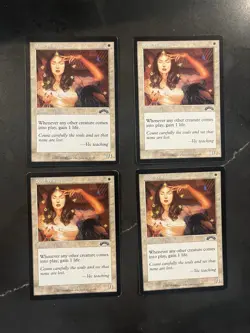 4x Soul Warden x4 - Exodus - MTG Magic - LP/MP Playset - Image 1
