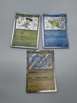 Pokemon TCG SV: Paldean Fates Holo Lot 138/091 Pachirisu, 103/091 Dolliv 118/091 - Image 1