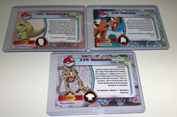 Pokemon Topps Lot Of 3 Cards TV Animation Ed. Sandshrew /Geodude / Kakuna VTG - Image 2