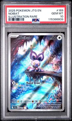 PSA 10 GEM MINT - Noibat #169 [IR] Pokemon TCG Journey Together - EN - Image 1