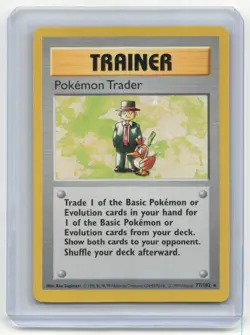 1999 Pokemon TCG Pokemon Trader Base Set #77/102 Lightly Played Shadowless - Image 1
