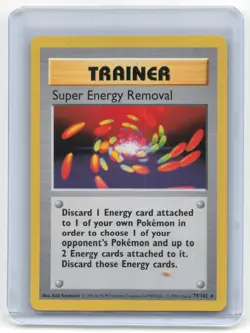 1999 Pokemon Super Energy Removal Base Set #79/102 Shadowless - Image 1