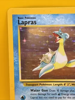 LAPRAS ( 10/62 ) Swirl Holo 1999 Wizards Basic Pokemon - Image 3