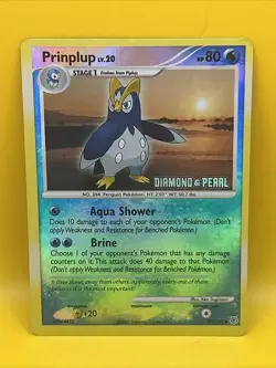 PRINPLUP Lv. 20 (58/130) Pokemon Diamond & Pearl Reverse Holo 2007 Pokemon - Image 1