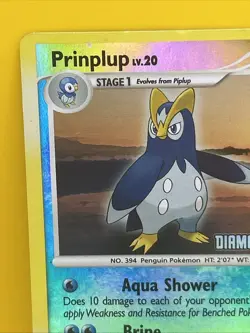 PRINPLUP Lv. 20 (58/130) Pokemon Diamond & Pearl Reverse Holo 2007 Pokemon - Image 3