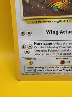 PIDGEOT ( 14/130 ) 1999-2000 Wizards Pokemon Base Set 2 Swirl Holo Rare - Image 5