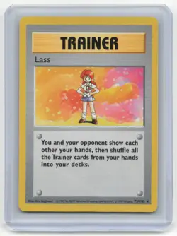 1999 Pokemon Lass Base Set #75/102 Shadowless - Image 1