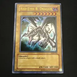 Yugioh! Red-Eyes B. Dragon - LOB-070 - Ultra Rare - Unlimited Edition NM - Image 1