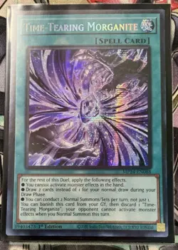 Time-tearing Morganite Prismatic Secret Rare 1St Edition MP24-EN088 Yugioh - Image 1