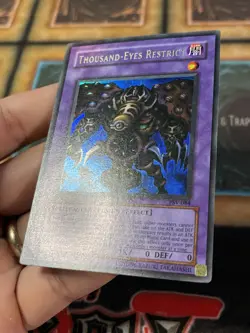 1996 Yugioh Thousand-Eyes Restrict Ultra Rare 1st Edition PSV-084 Holo - Image 4