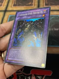 1996 Yugioh Thousand-Eyes Restrict Ultra Rare 1st Edition PSV-084 Holo - Image 5