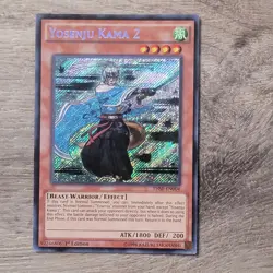 YuGiOh Yosenju Kama 2 Holo Rare THSF-EN004 1996 1st Edition The Secret Forces - Image 1