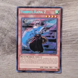 YuGiOh Yosenju Kama 2 Holo Rare THSF-EN004 1996 1st Edition The Secret Forces - Image 1