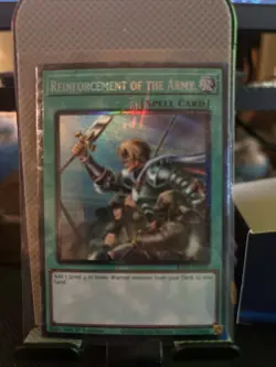 Yugioh Reinforcement of the Army RA01-EN051 Prismatic Collector's Rare NM - Image 1
