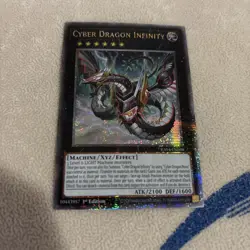 Cyber Dragon Infinity RA04-EN068 Quarter Century Secret Rare Yugioh M/NM - Image 1