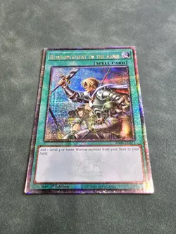 Reinforcement Of The Army Quarter Century Secret Rare RA01-EN051 Yugioh - Image 2