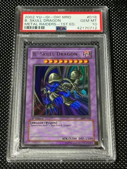 YUGIOH PSA 10 2002 B. Skull Dragon MRD-018 Ultra Rare 1st Edition *0712 - Image 1