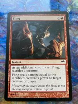 Fling 90/158 Dark Ascension Magic The Gathering MTG Card - Image 1