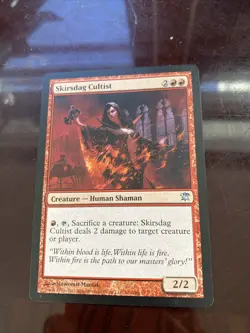 Innistrad Skirsdag Cultist MTG Magic the Gathering regular TCG CARD - Image 1