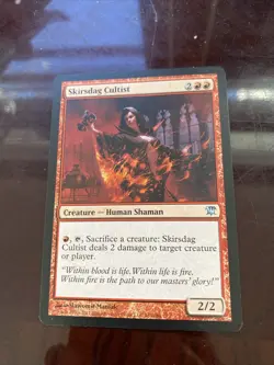 Innistrad Skirsdag Cultist MTG Magic the Gathering regular TCG CARD - Image 2
