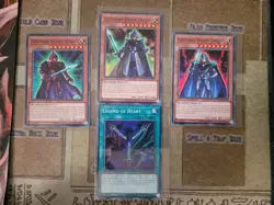 YUGIOH LEGENDARY KNIGHT SET TIMAEUS + CRITIAS + HERMOS + LEGEND OF HEART COMMON - Image 2
