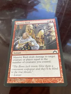 MTG Magic the Gathering Massive Raid (100/257) Gatecrash TCG CARD CCG - Image 2