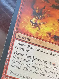 MTG Fiery Fall FOIL Modern Masters Red Common MAGIC THE GATHERING CARD TCG - Image 4