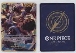 2025 One Piece Card Game: A Fist of Divine Speed OP11 SEC Monkey D Luffy 12u8 - Image 3