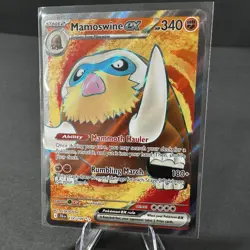 Mamoswine ex 174/159 Ultra Rare SV09: Journey Together Pokemon Card - Image 1