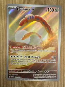 Orthworm - 224/193 - Pokemon Paldea Evolved Illustration Rare Card NM - Image 1