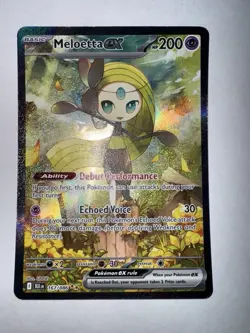 Pokemon Meloetta EX 167/086 SIR Black Bolt Scarlett & Violet Card NM/MT - Image 1