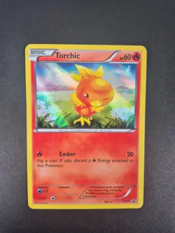 Pokemon TCG - Torchic Promo Holo Rare - XY37 - Pokemon XY Promo Card - NM - Image 1