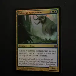 MTG FOIL Nulltread Gargantuan Alara Reborn Magic the Gathering TCG CARD - Image 1