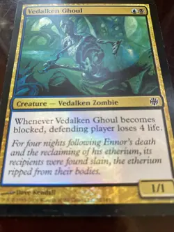 Magic the Gathering VEDALKEN GHOUL 32/145 Alara Reborn 2009 Gold Foil Common MTG - Image 1