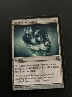 MTG Magic the Gathering Liquimetal Coating (171/259) Scars of Mirrodin LP TCG - Image 1