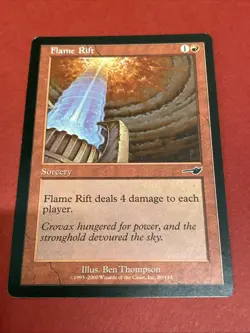 FLAME RIFT Nemesis MTG Magic The Gathering Regular Tcg Card - Image 1