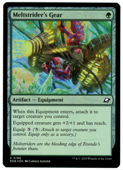 Meltstrider's Gear (Foil) - 0198 - Edge of Eternities - MTG - NM Ships Now - Image 1