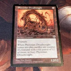 Phyrexian Dreadnought X1 Mtg Mirage Mp - Image 1
