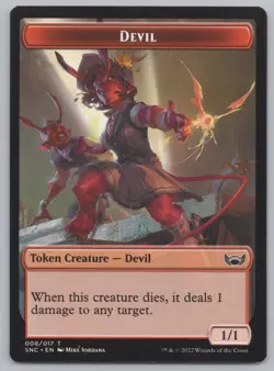 MTG (10) Devil Token - Streets of New Capenna (SNC) 8/17 -s66 - Image 2